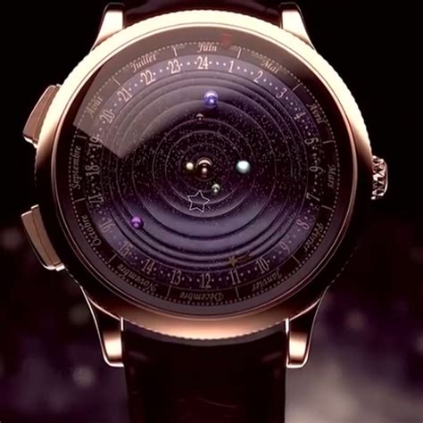 This watch puts beautifully rotating planets on your wrist